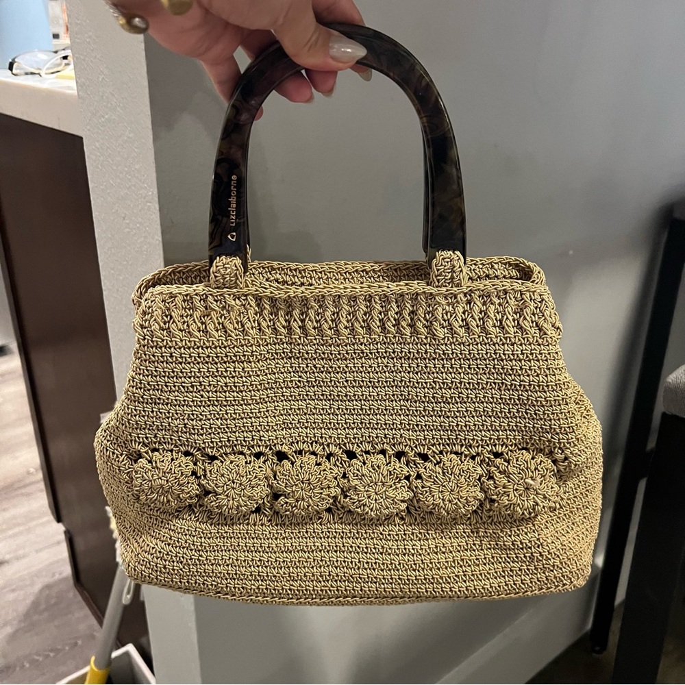 Liz Claiborne Vintage Crochet Handbag